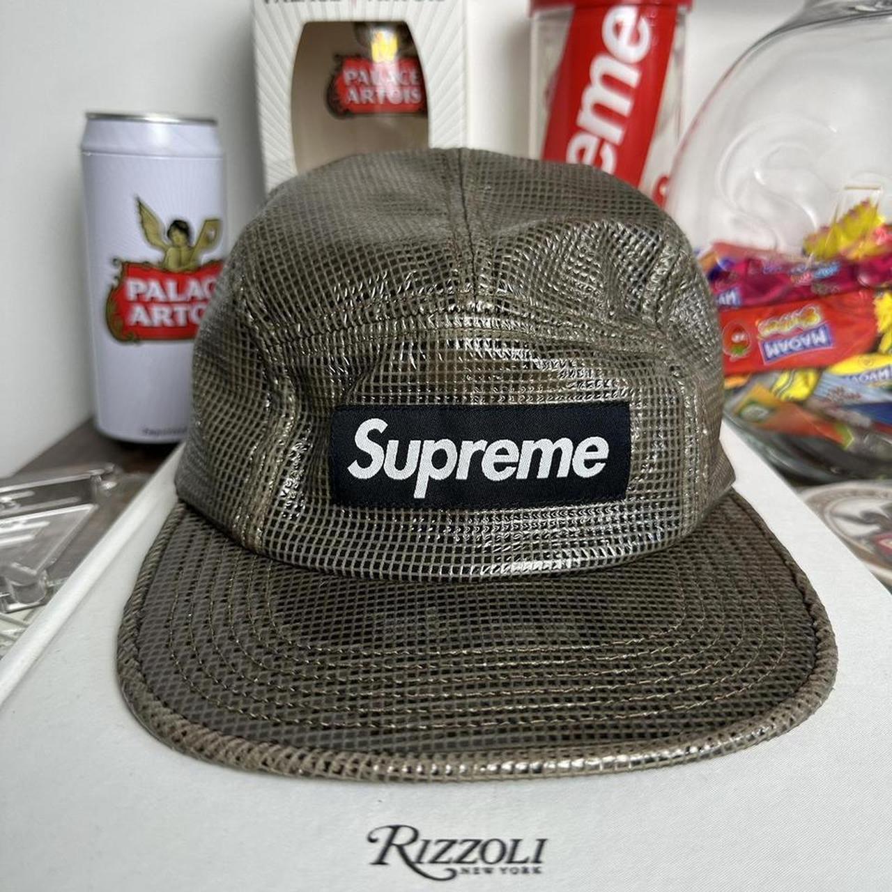 帽子 Supreme Laminated Box Weave Camp Cap Supreme Laminated Box Weave Camp Cap - fall winter 2017 | eBay