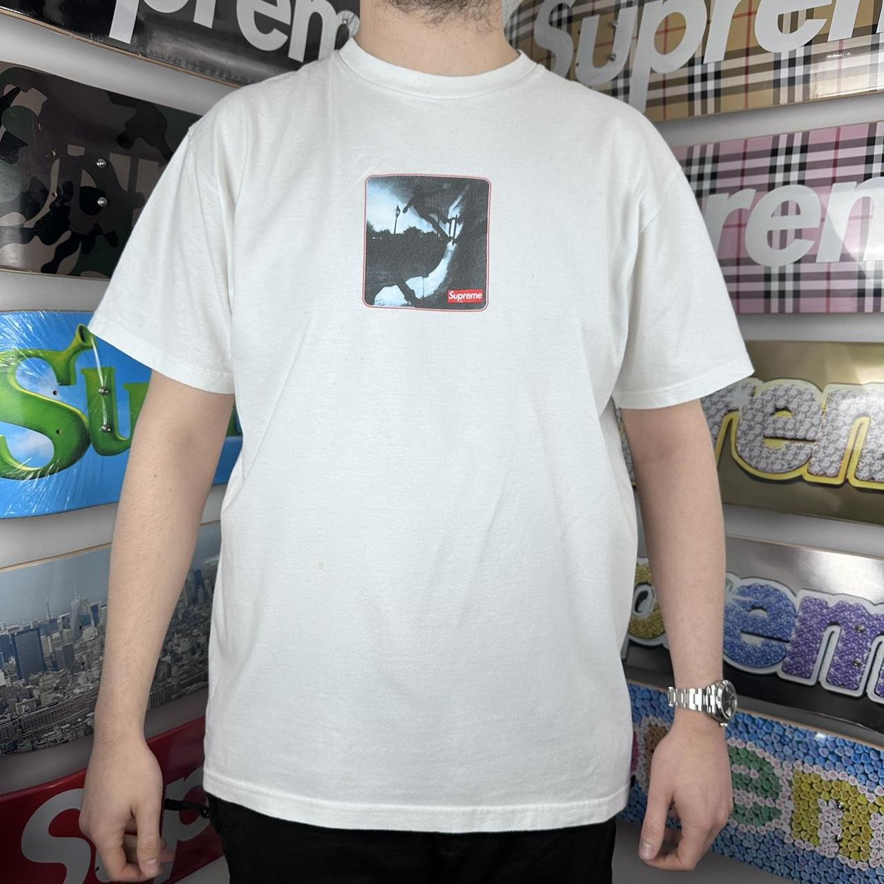 Supreme Shadow Tee, Size Medium , White colourway...