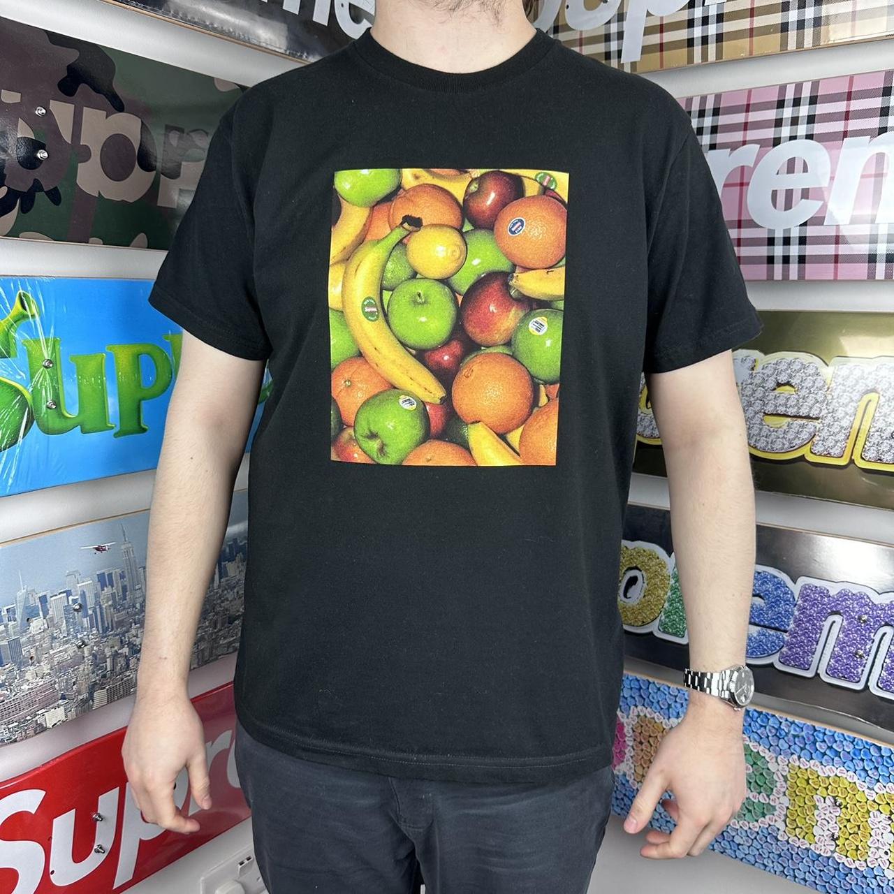 Supreme Fruit Tee Size Medium Black colourway. Depop