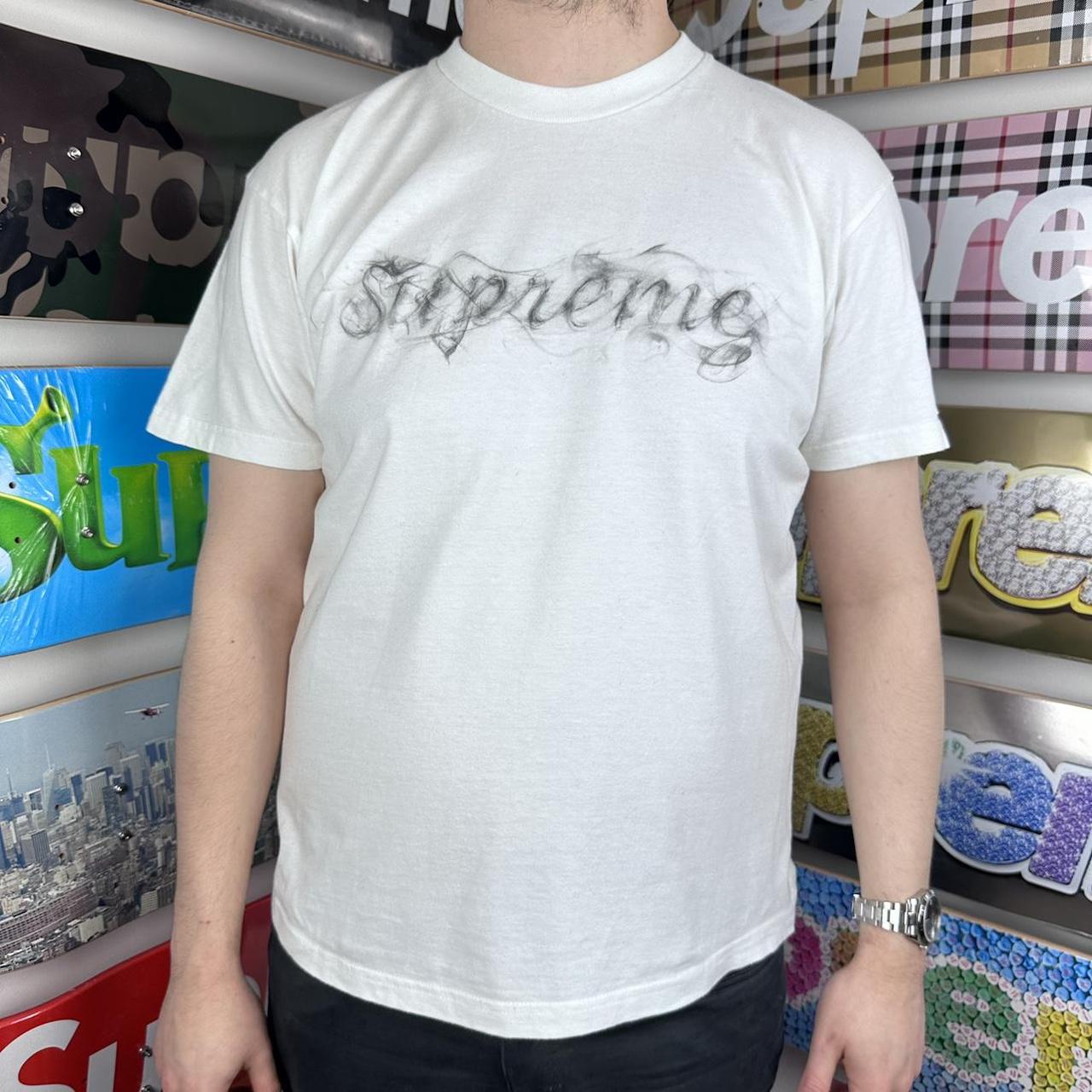 通販半額supreme smoke tee Tシャツ/カットソー(半袖/袖なし)