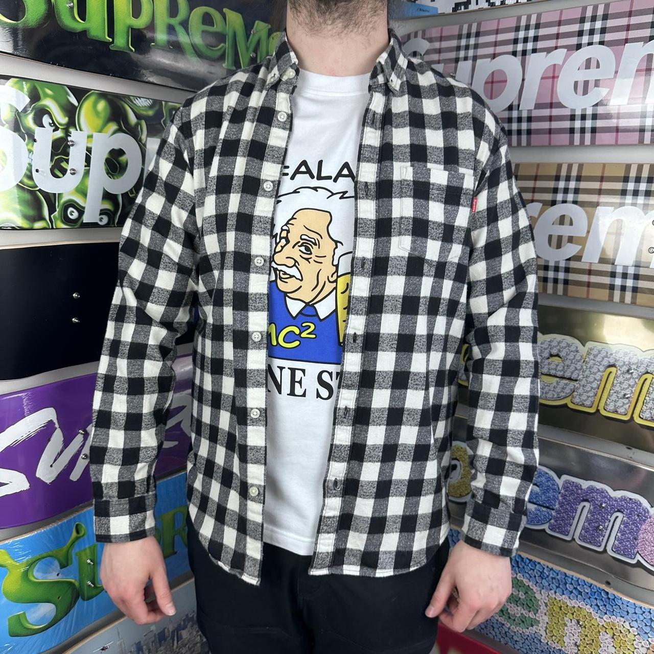 ジャケット・アウター Supreme Buffalo Plaid Sherpa Shirt 2025年最新】supreme buffalo plaid sherpaの人気アイテム