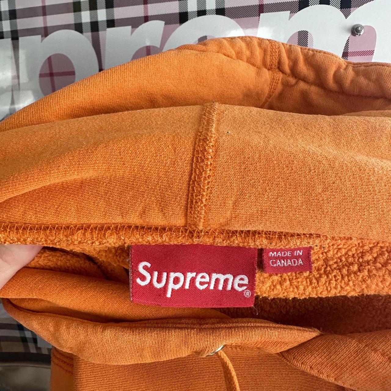 Orange supreme hoodie best sale