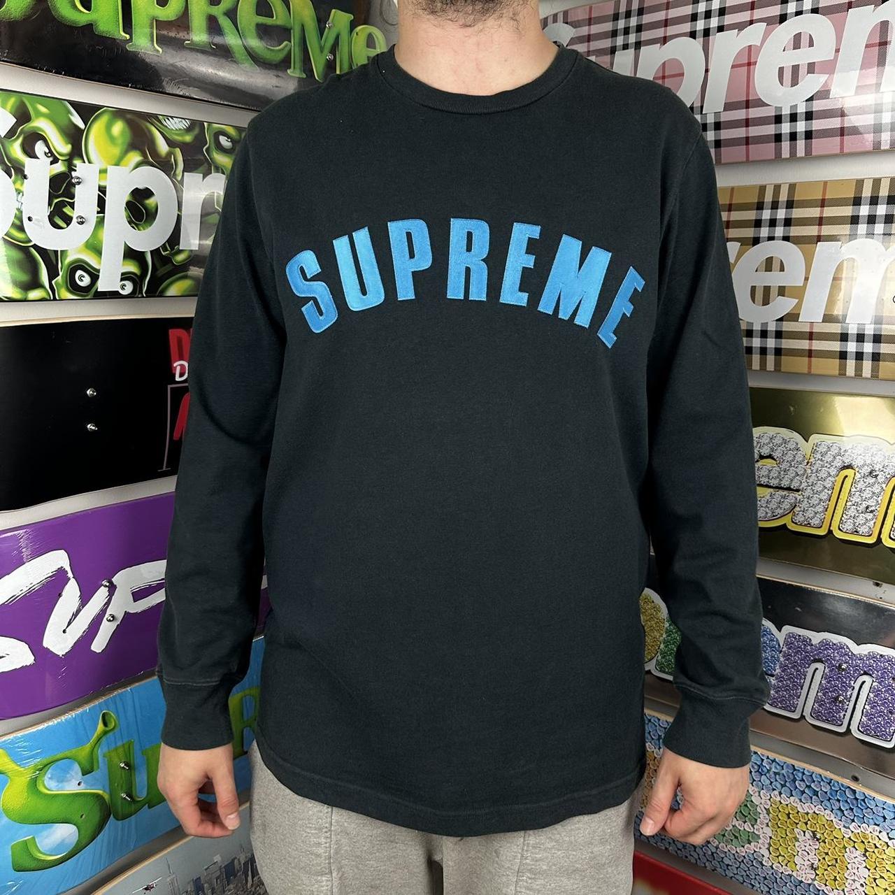 Supreme arc logo long sleeve online