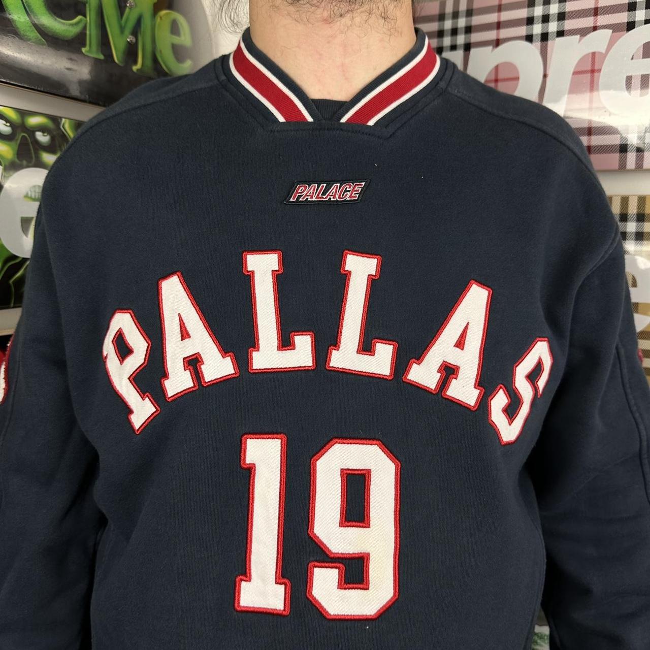 Palace Pallas Crew Size Medium Navy colourway | Depop