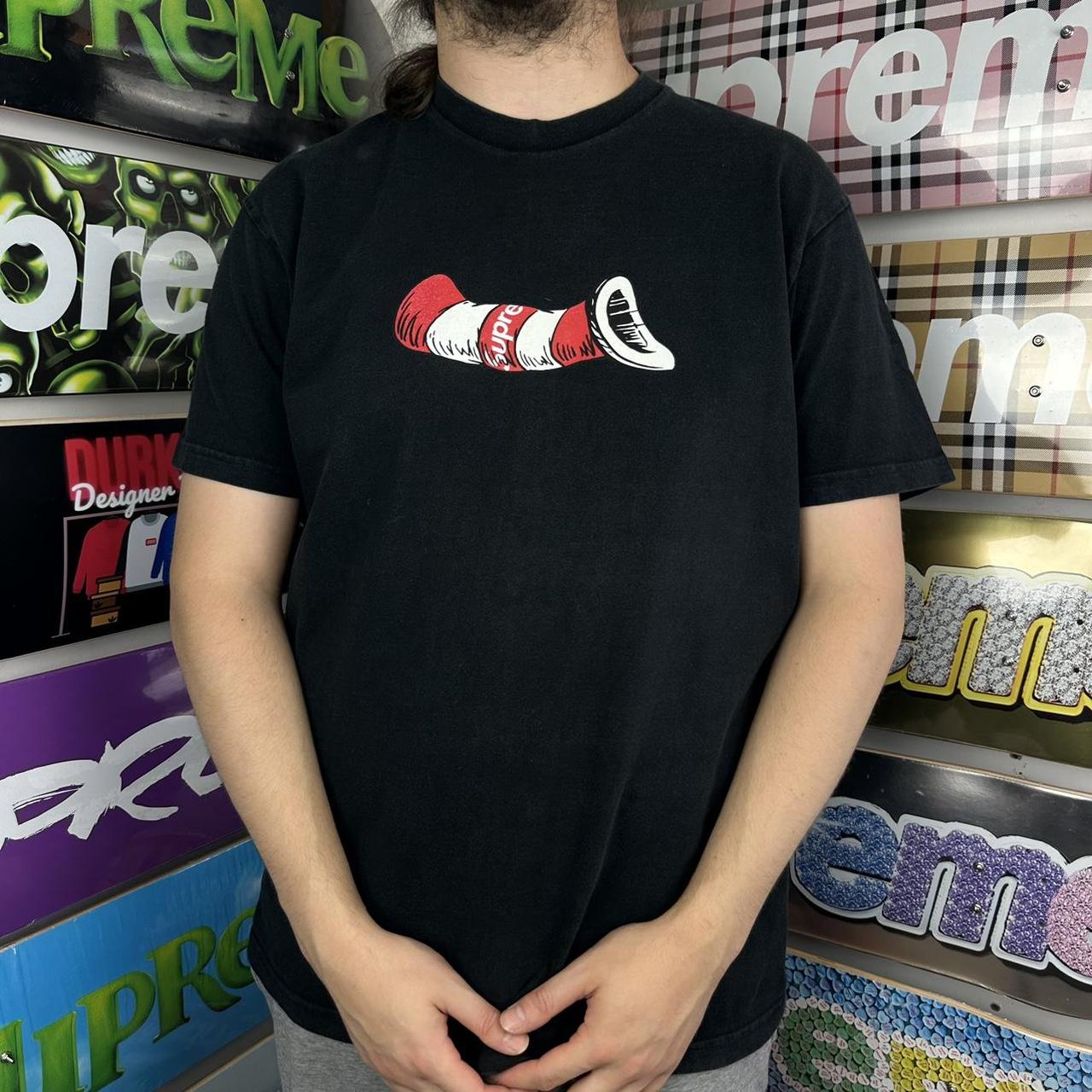 Supreme cat in the hat tee red online