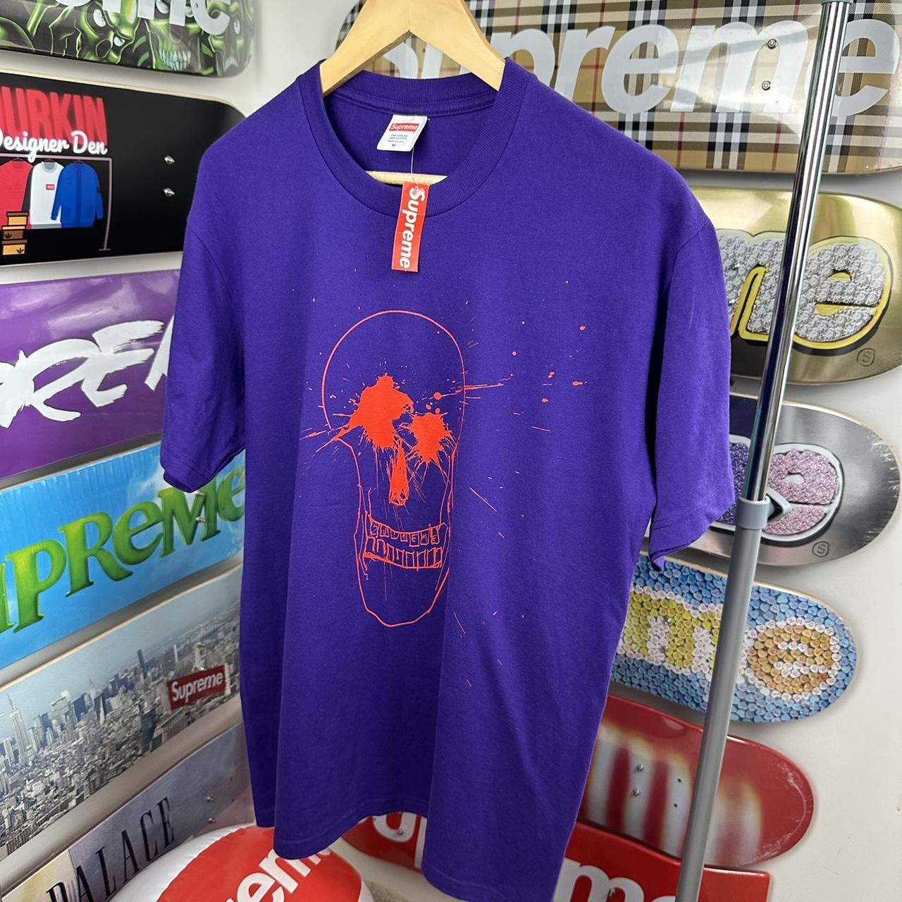 Supreme Ralph Steadman Skull Tee purple Supreme Ralph Steadman Skull Tee (SS22) - $44