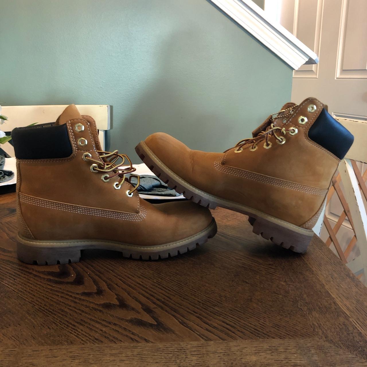 Timberland Men's Tan and Black Boots