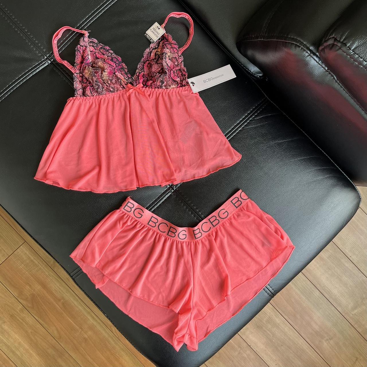 BCBGeneration mesh see through lingerie set with Depop