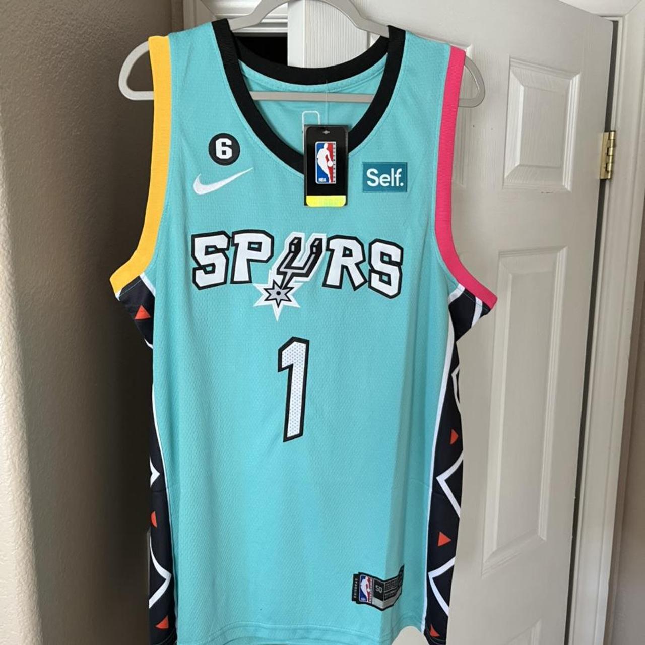 Victor Wembanyama Spurs City Edition Jersey Size - Depop