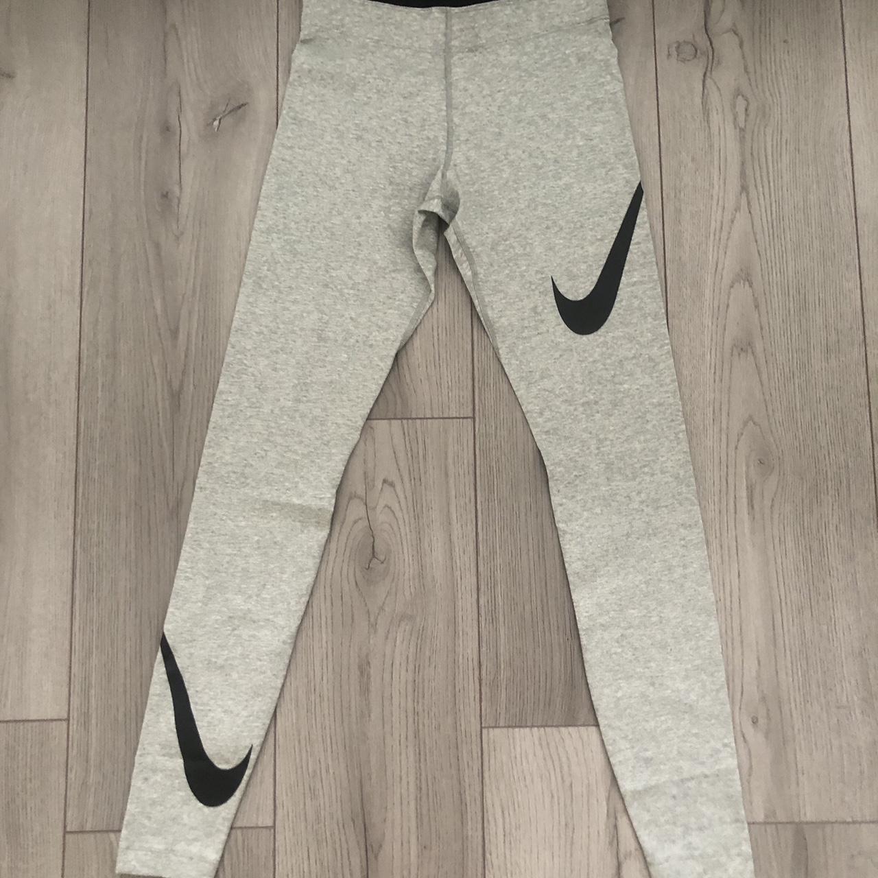 womens nike leggings grey