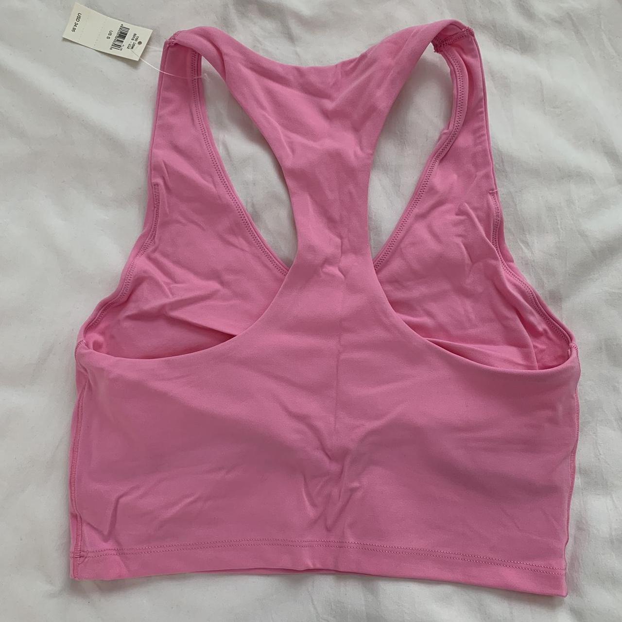 Aerie Women's Pink Crop-top | Depop