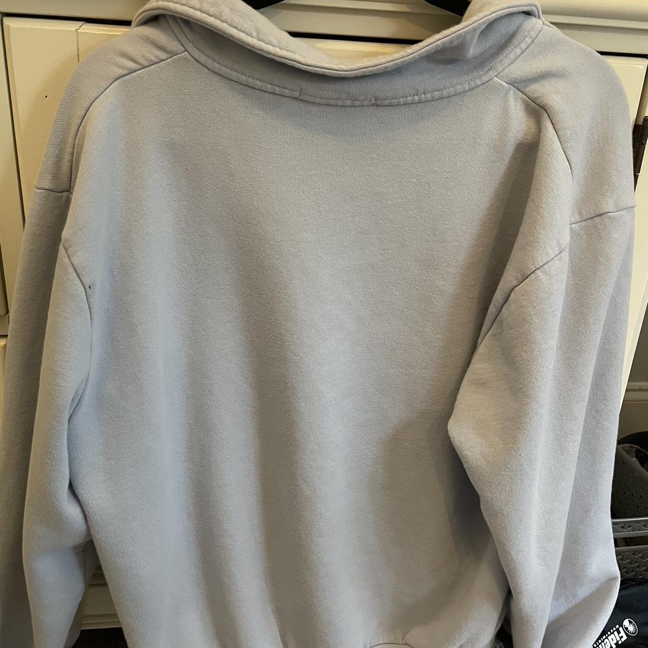 Brandy Melville Women's Blue Sweatshirt | Depop