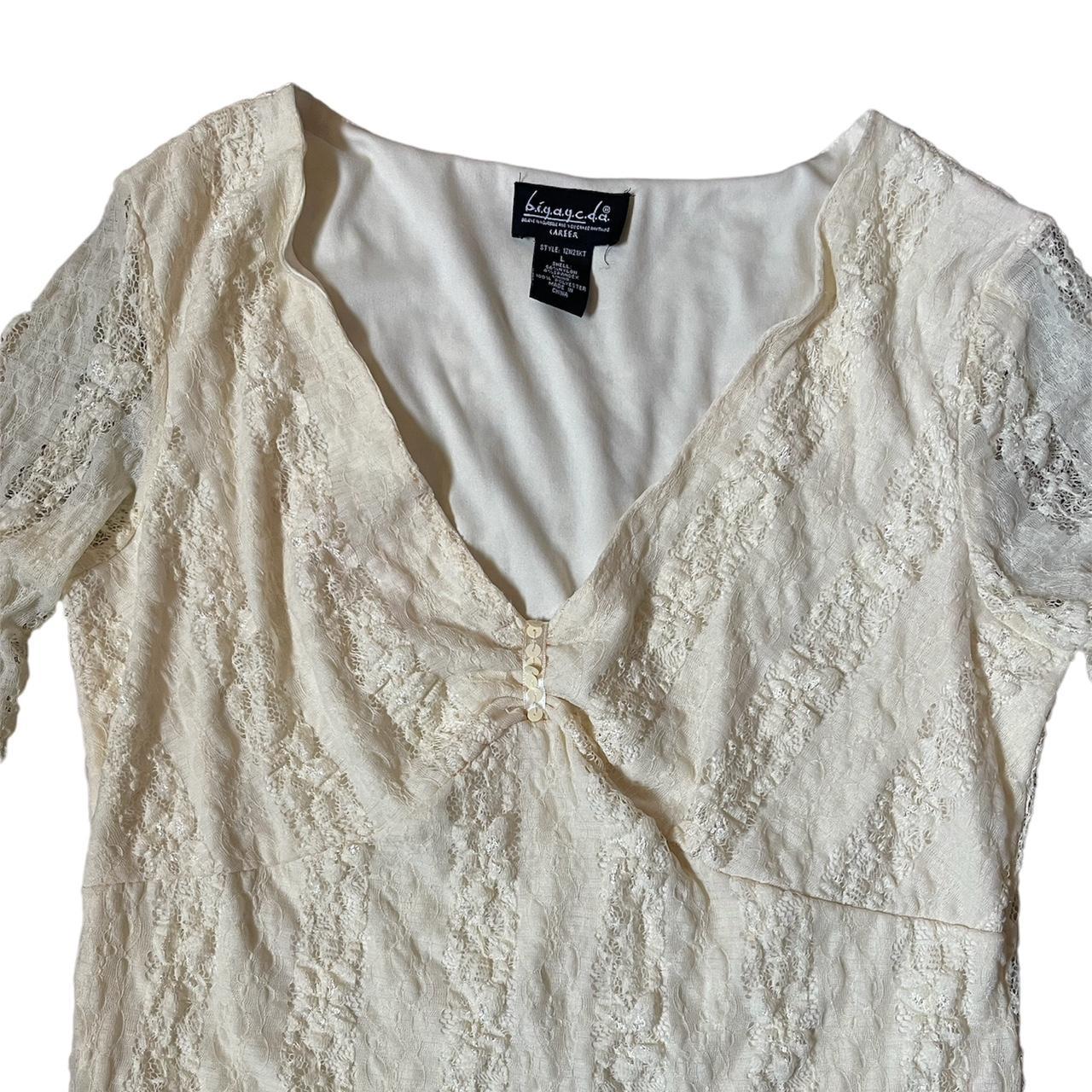 Women's Cream Blouse | Depop