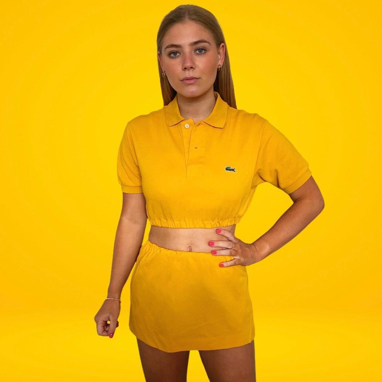 Lacoste deals yellow dress