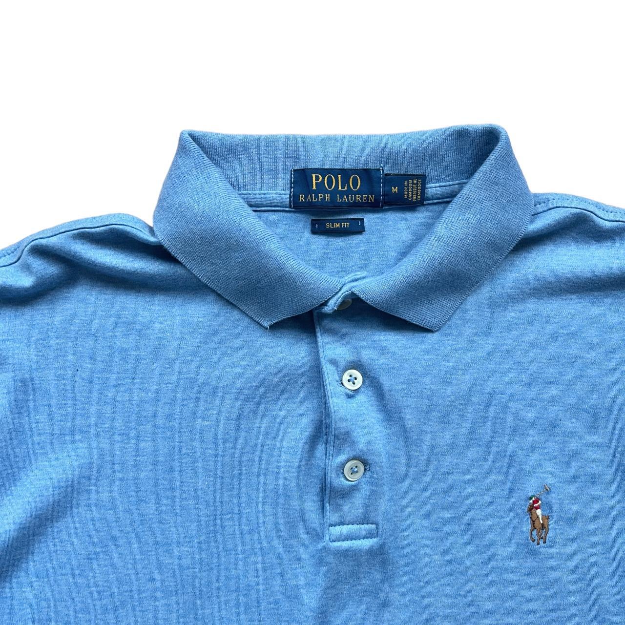 Ralph Lauren blue polo shirt Vintage Polo Ralph... - Depop