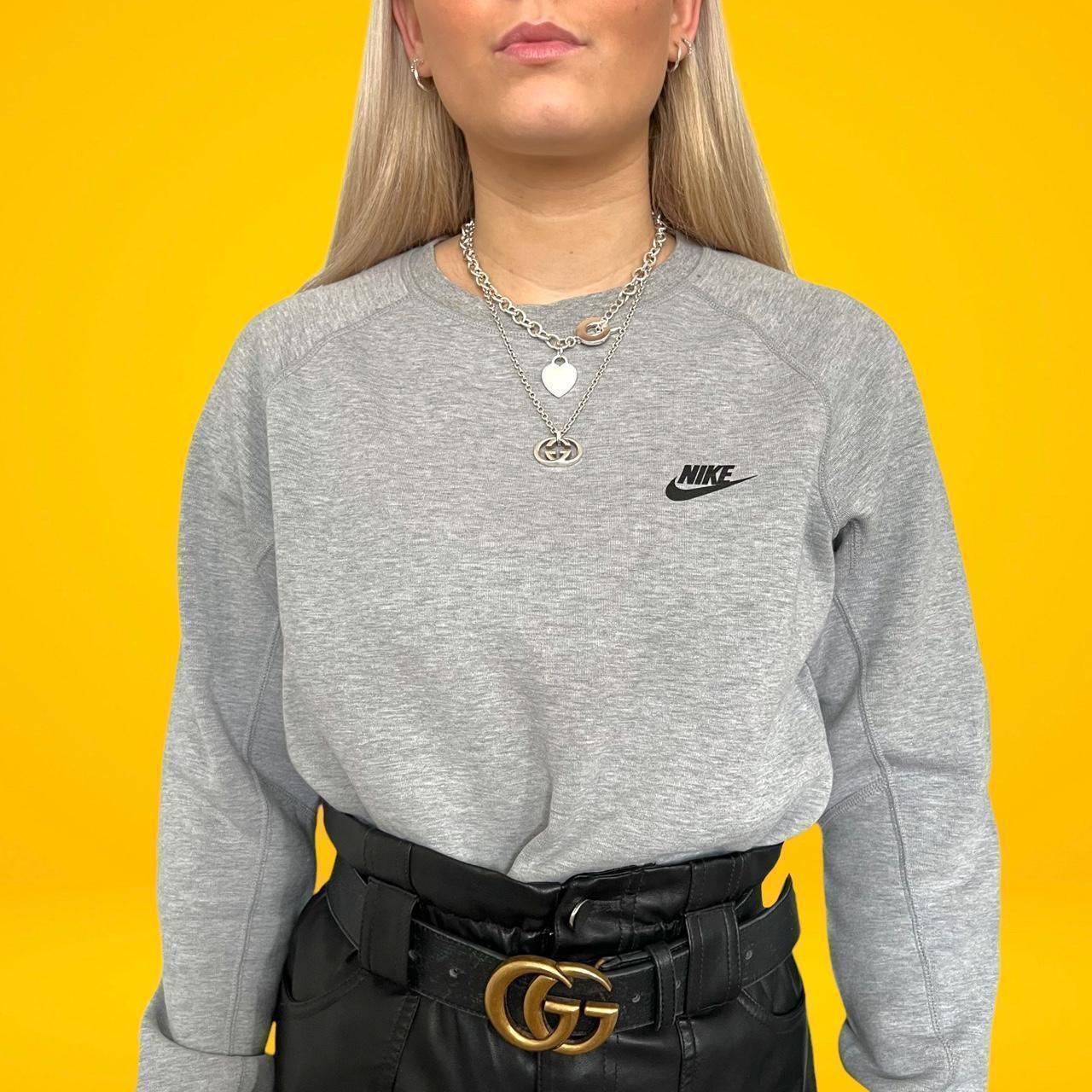nike grey tech fleece sweatshirt