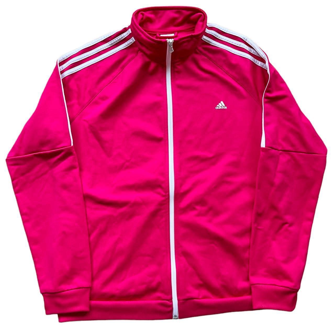 Vintage Adidas Track Jacket Vintage Y2K 00s pink... Depop