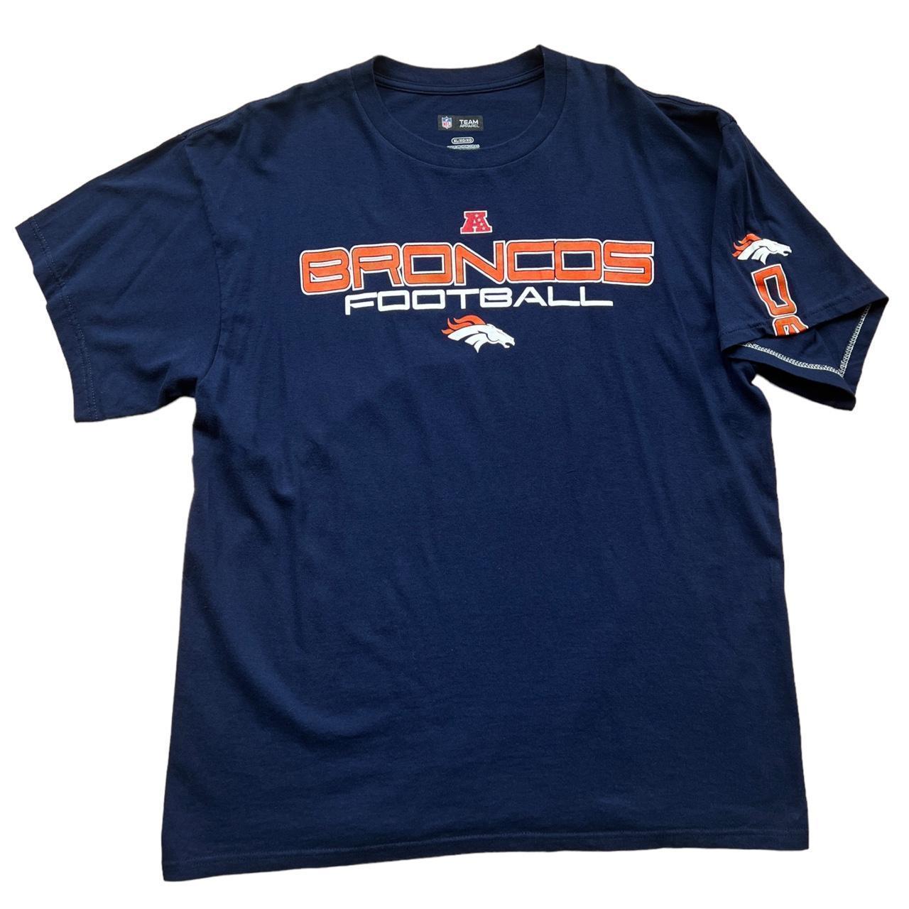 Vintage NFL Denver Broncos T Shirt Vintage navy