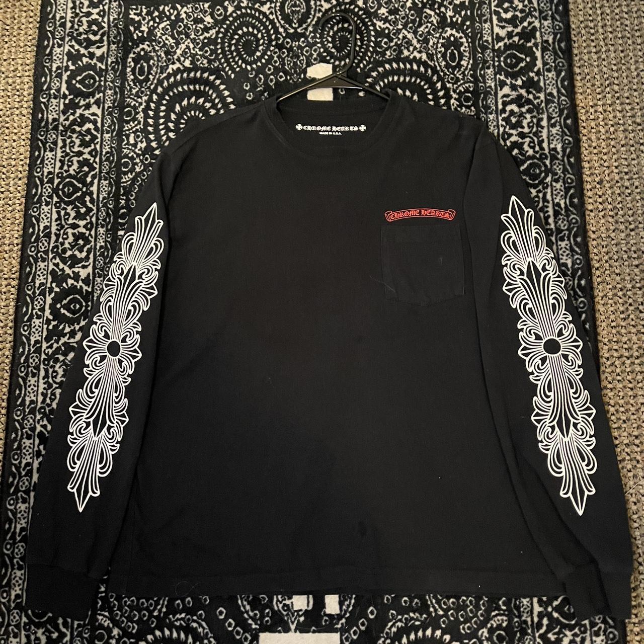 Chrome Hearts Men's T-shirt - Black - XL – Chrome heart