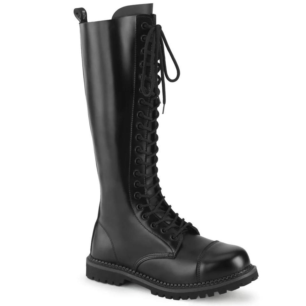 Demonia Women's Combat Boots - Black - US 7 – Bla… - image 1