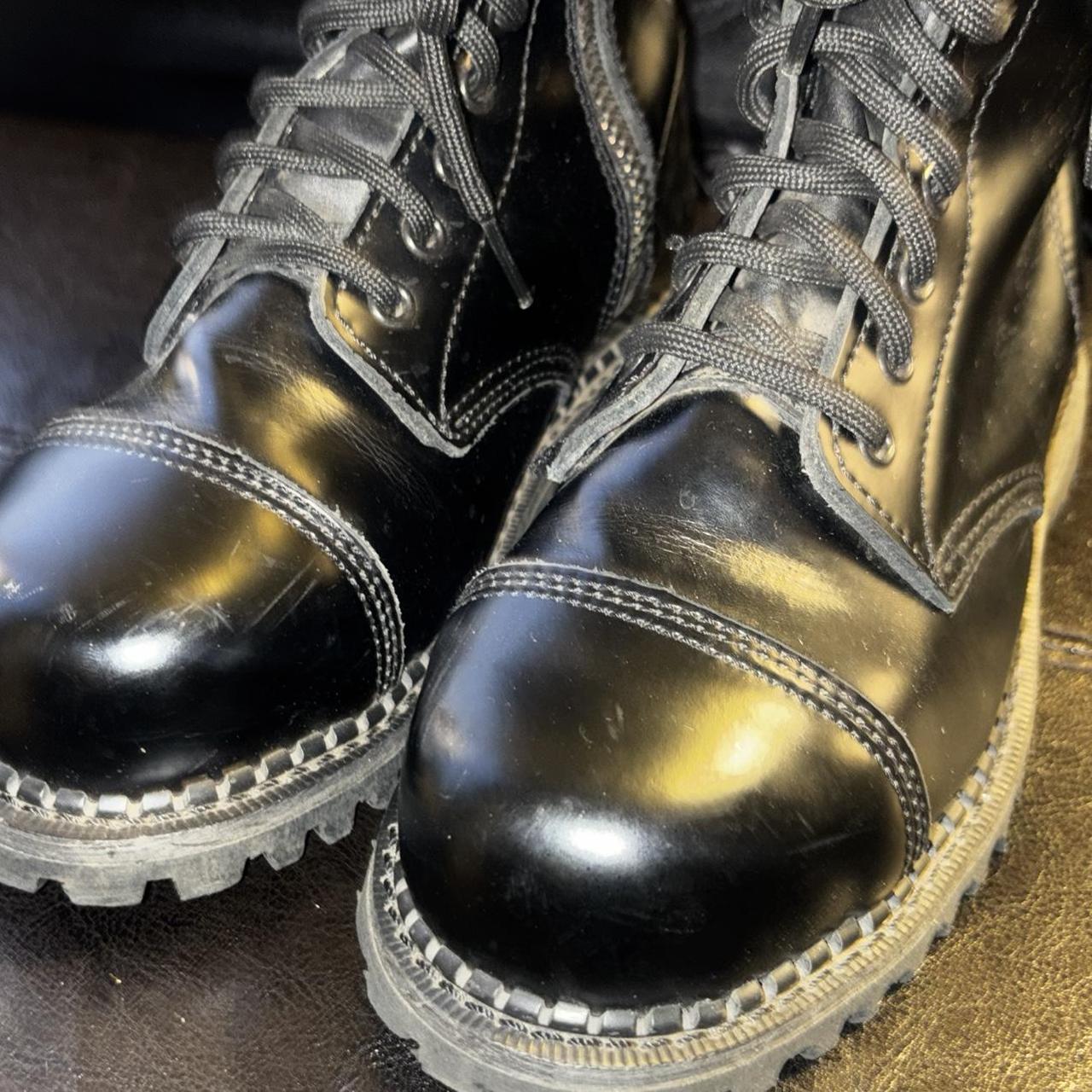 Demonia Women's Combat Boots - Black - US 7 – Bla… - image 3