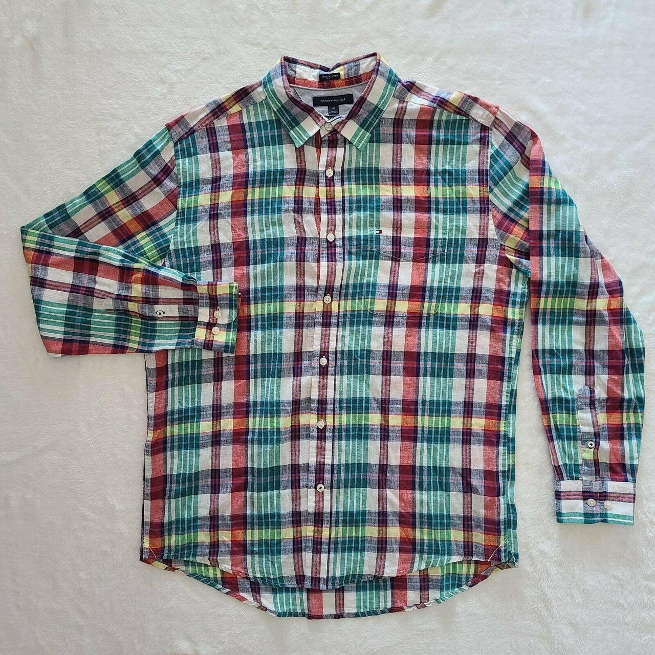 Tommy Hilfiger Men's Shirt - Multi - L