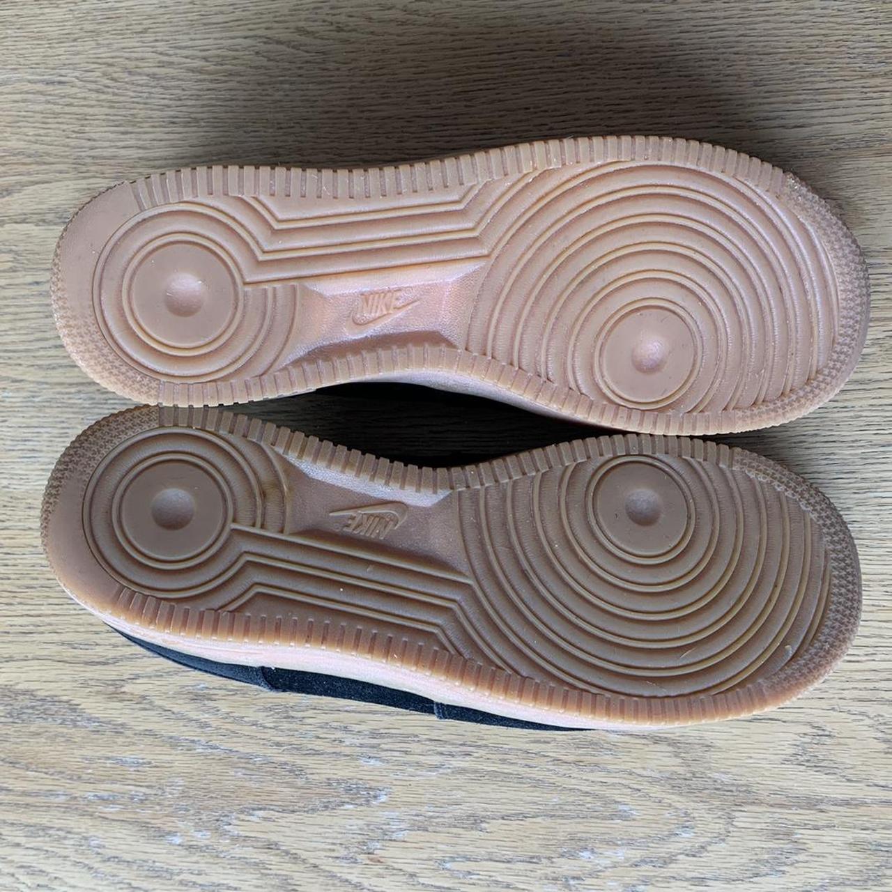 air force 1 black suede gum