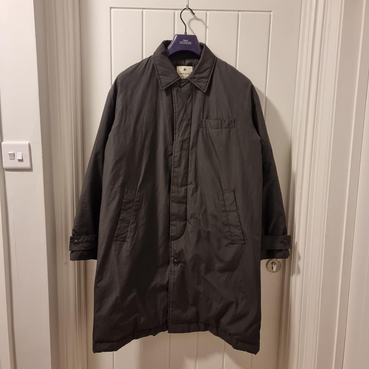 Snow Peak Waxed C/N Down Coat Parka Black,... - Depop