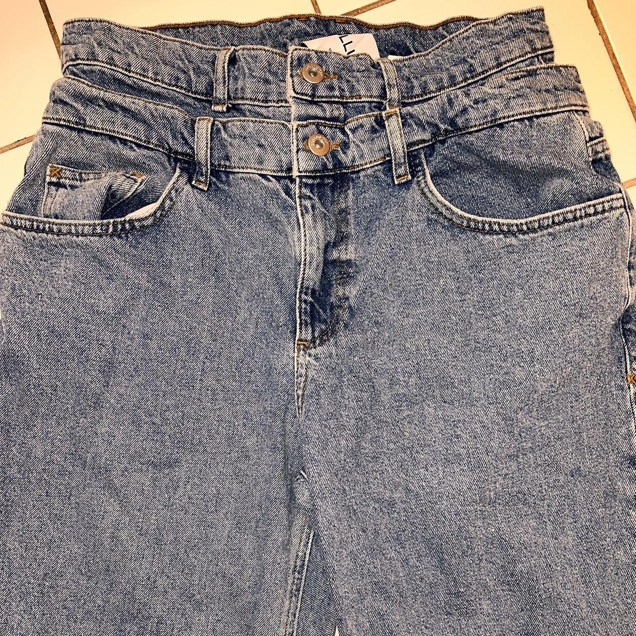 Collusion Women's Blue Jeans | Depop