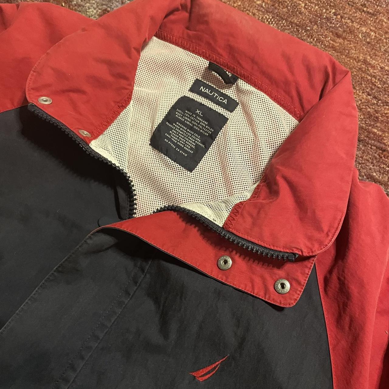 Nautica Men's Red and Navy Jacket (2)