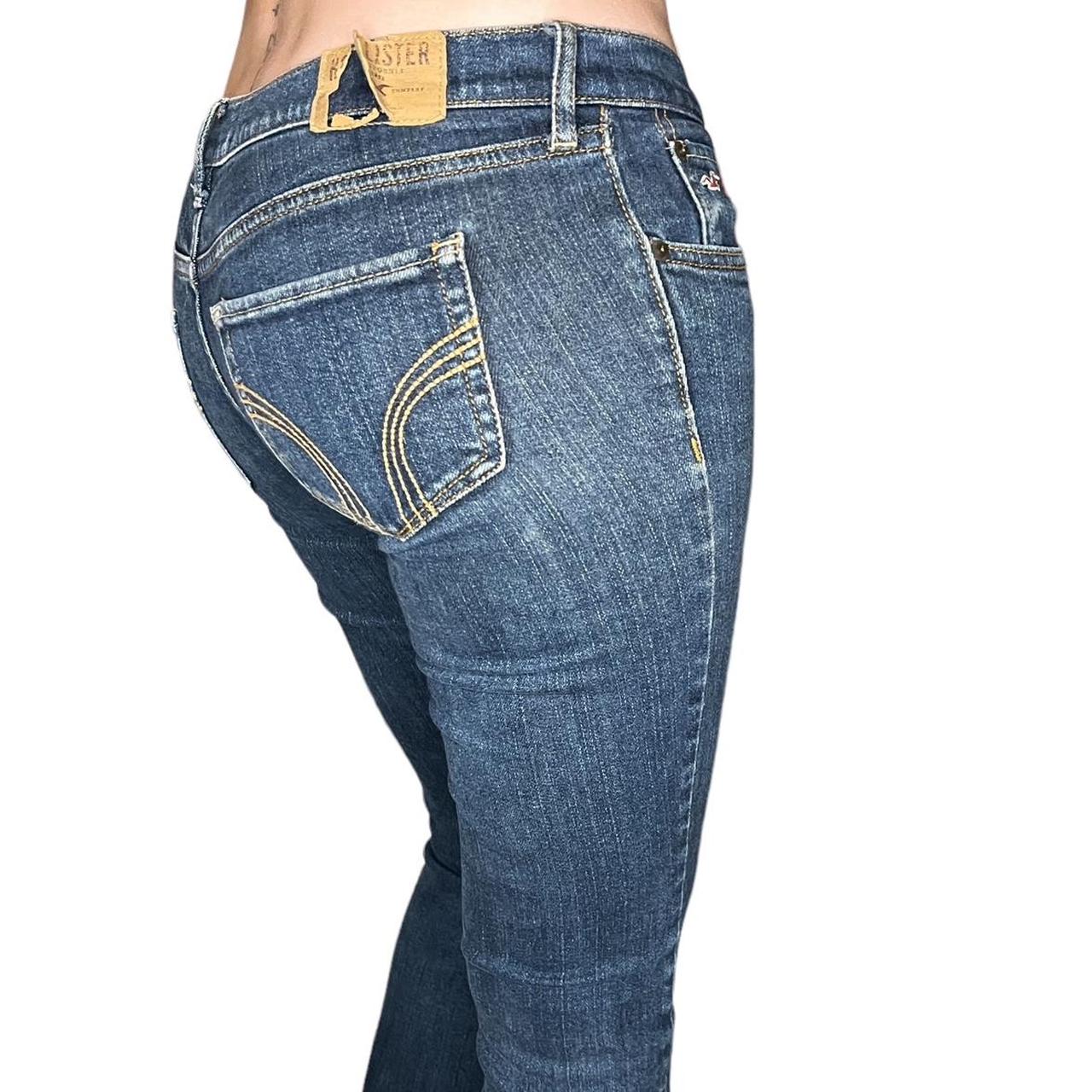 Darker stretchy skinny jeans by Hollister Sized Depop