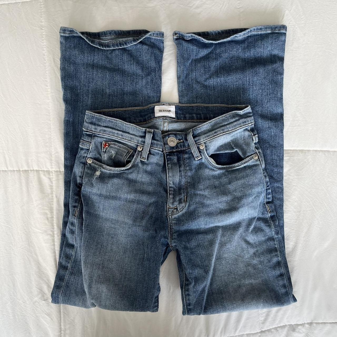hudson bootcut petite jeans! size 25. only worn... - Depop