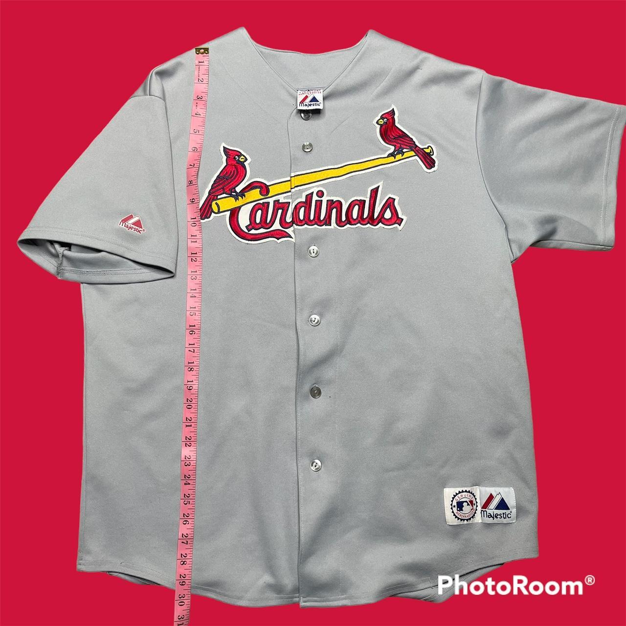 Majestic St. Louis Cardinals Pink and Grey Jersey Size Small - $28