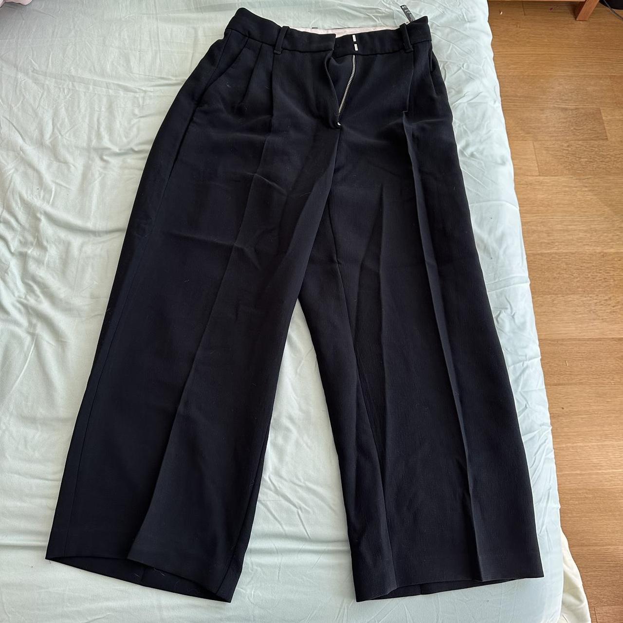 size 0 black Wilfred pants from aritzia, lightly worn - Depop