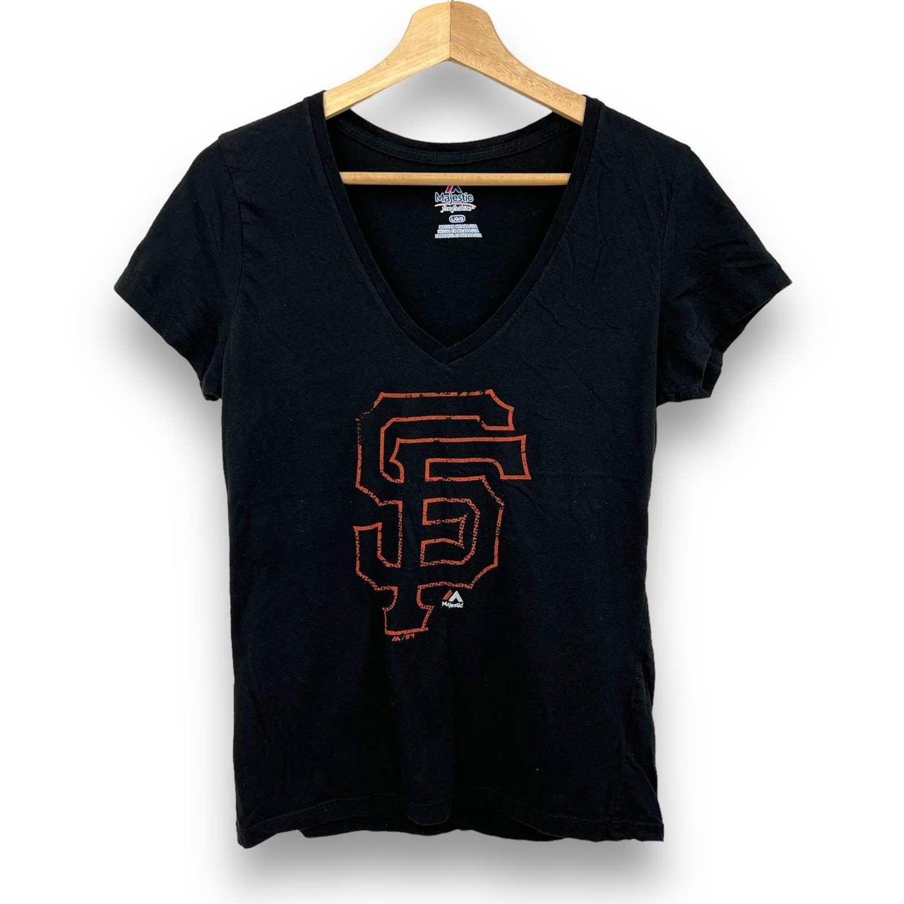 San Francisco Giants MLB Majestic Large Black Jersey New Women