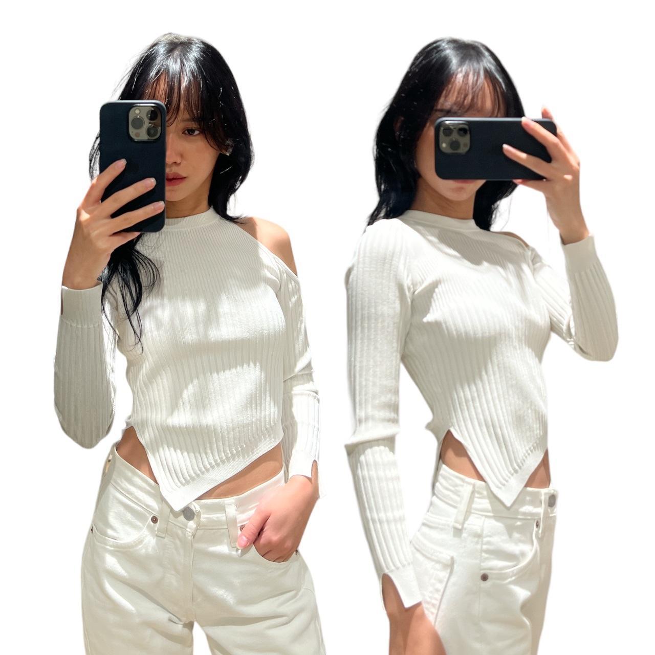 Helmut Lang Women's White Jumper