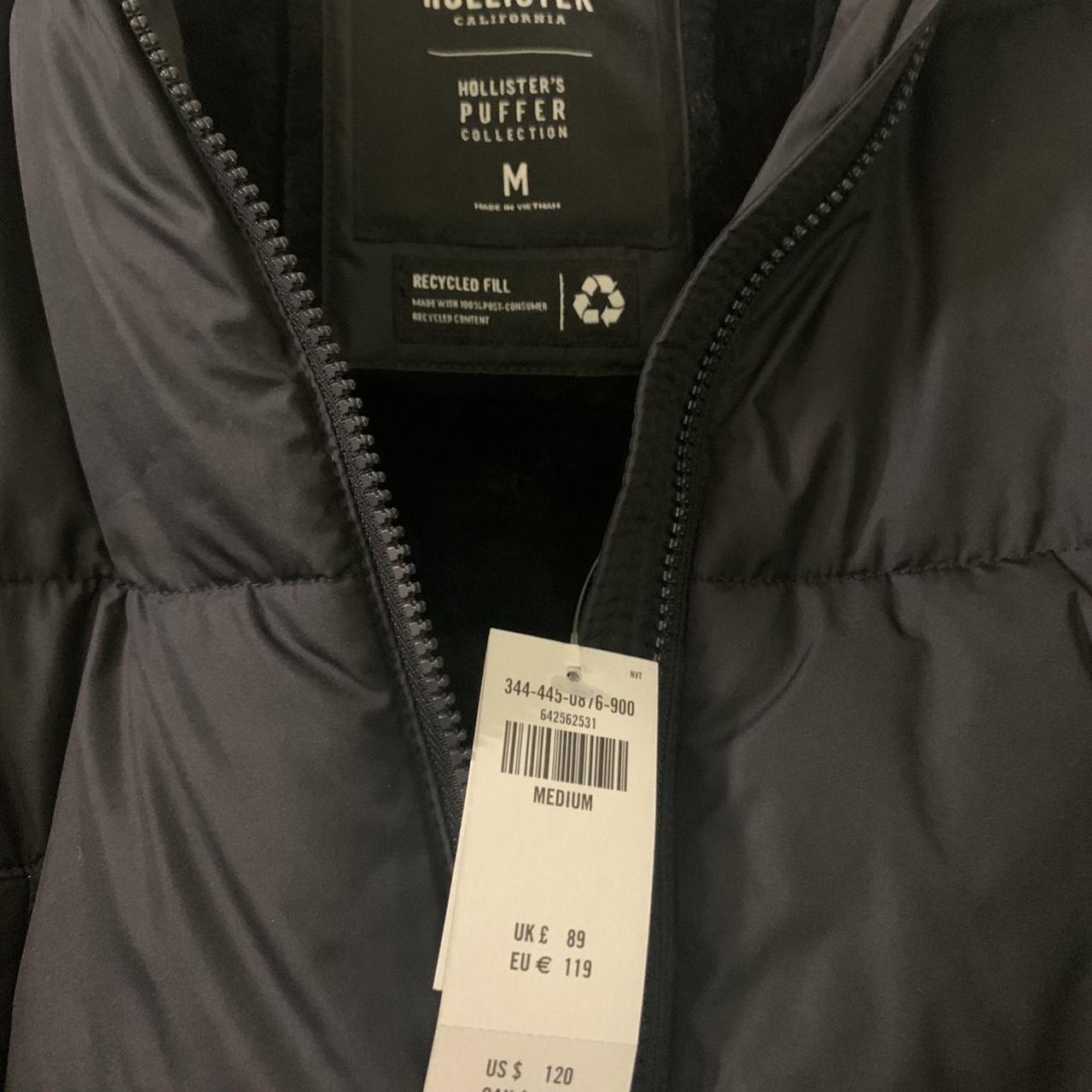 Hollister recycled fill sale mockneck puffer jacket