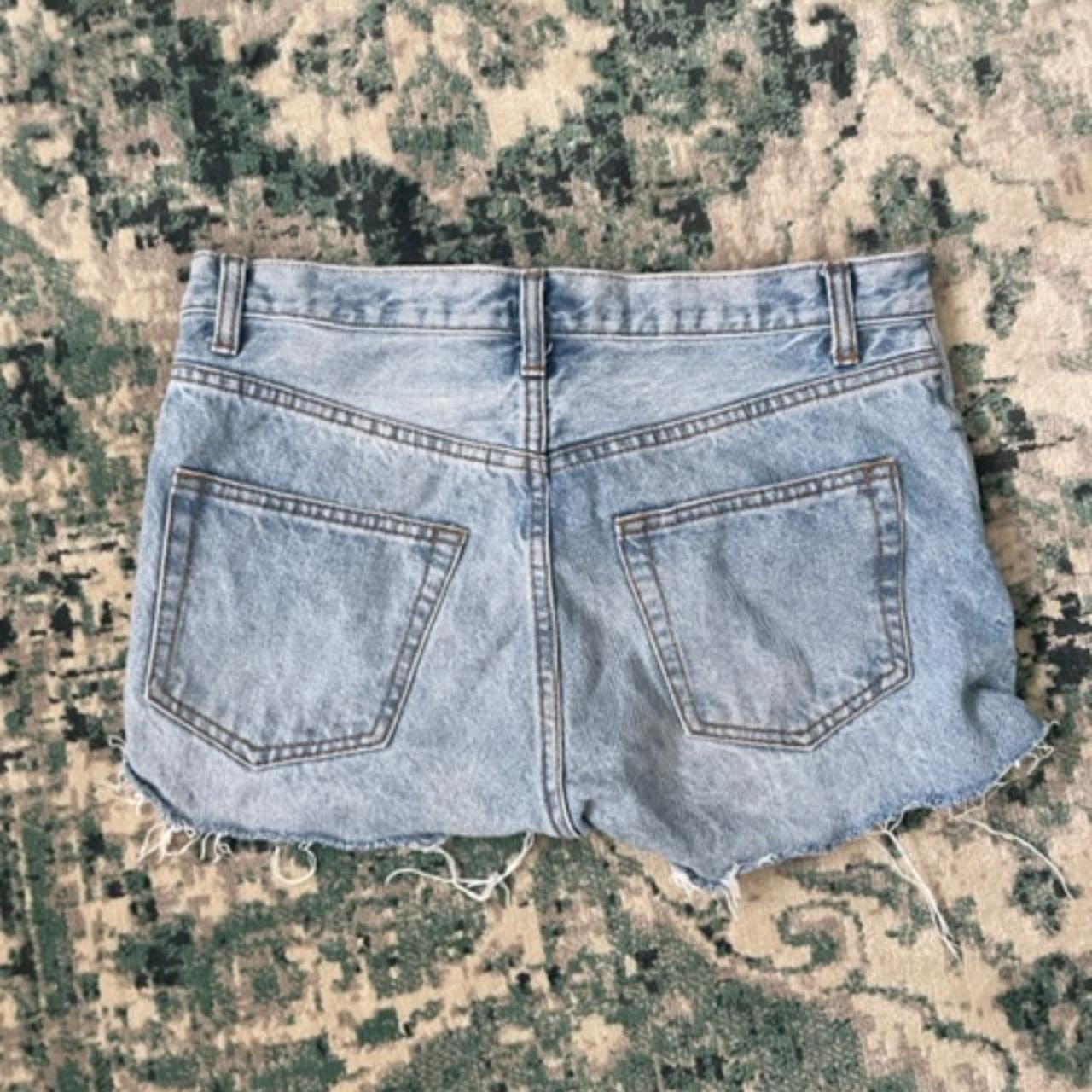 Brandy Melville Women's Blue Shorts | Depop