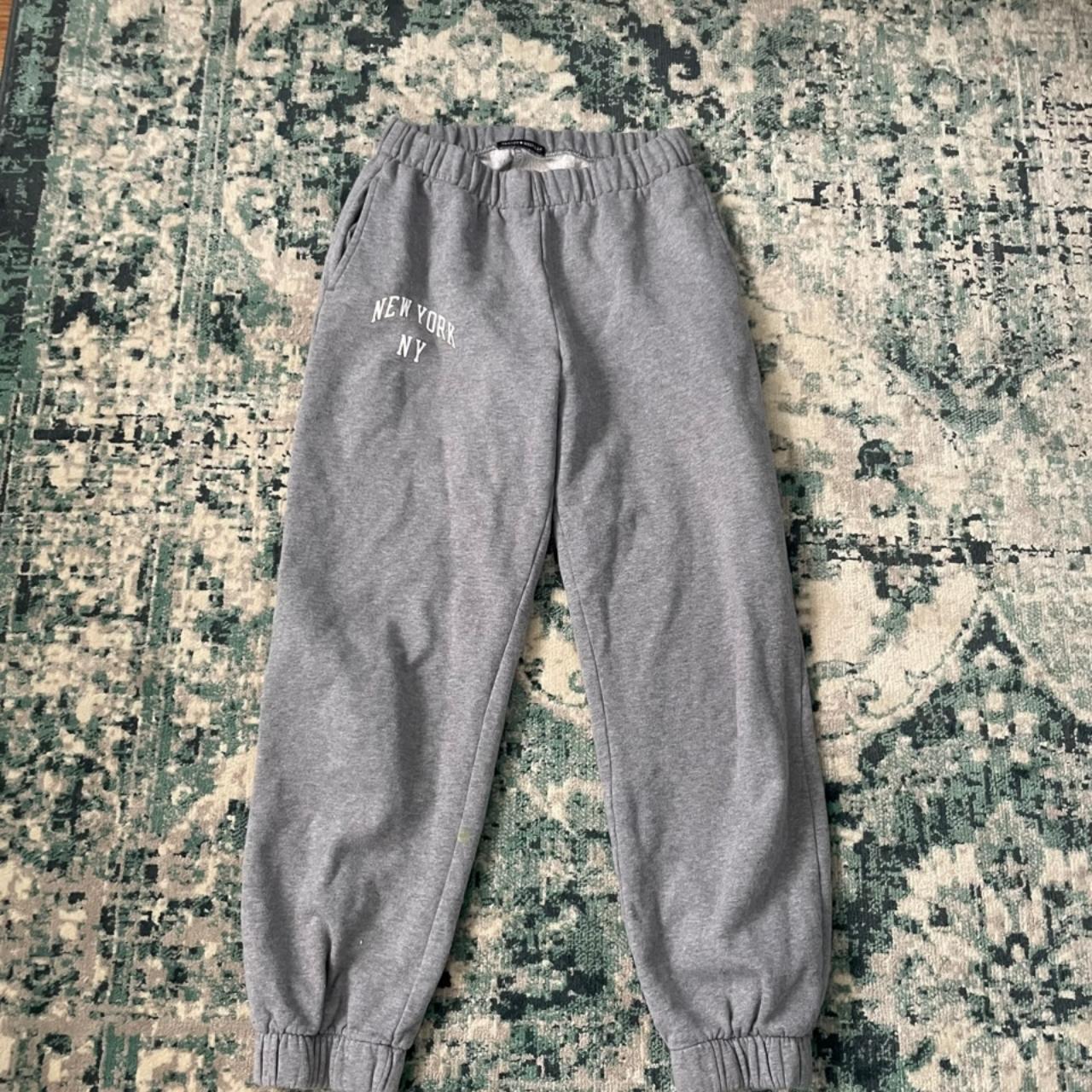 Brandy Melville Women's Grey Joggerstracksuits Depop