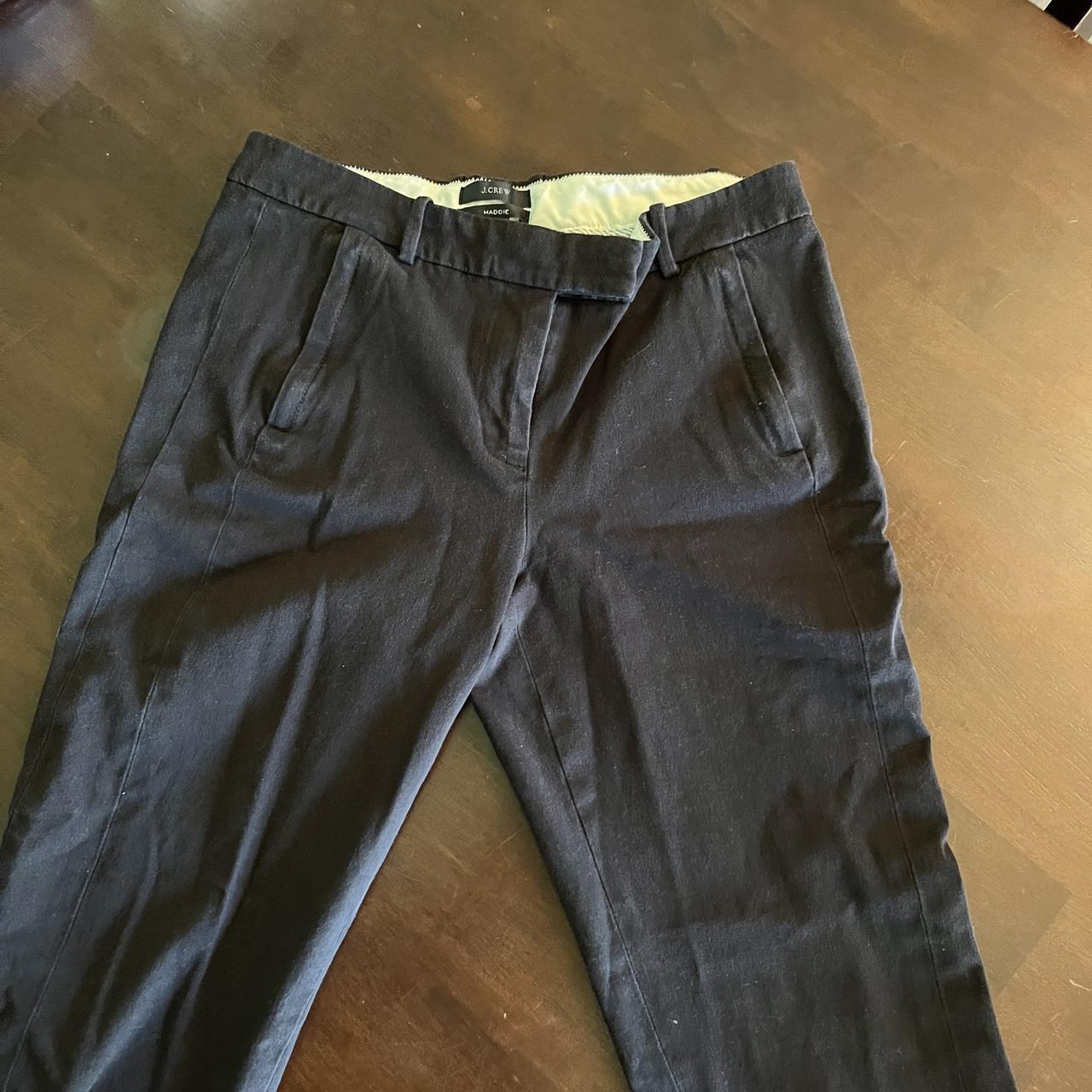 J.Crew Women's Black Trousers | Depop