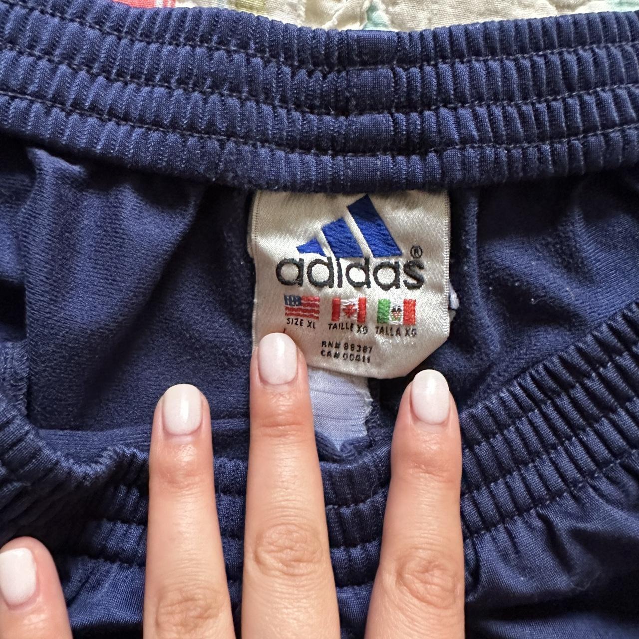 VINTAGE ADIDAS TEAR OFF TRACK PANTS Marked XL... Depop