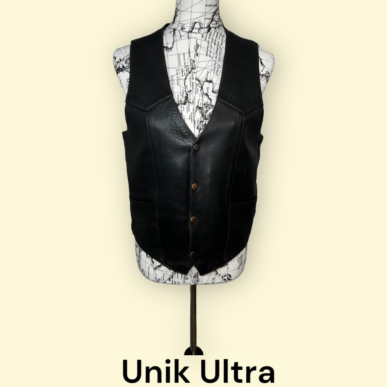 Unik ultra leather on sale vest