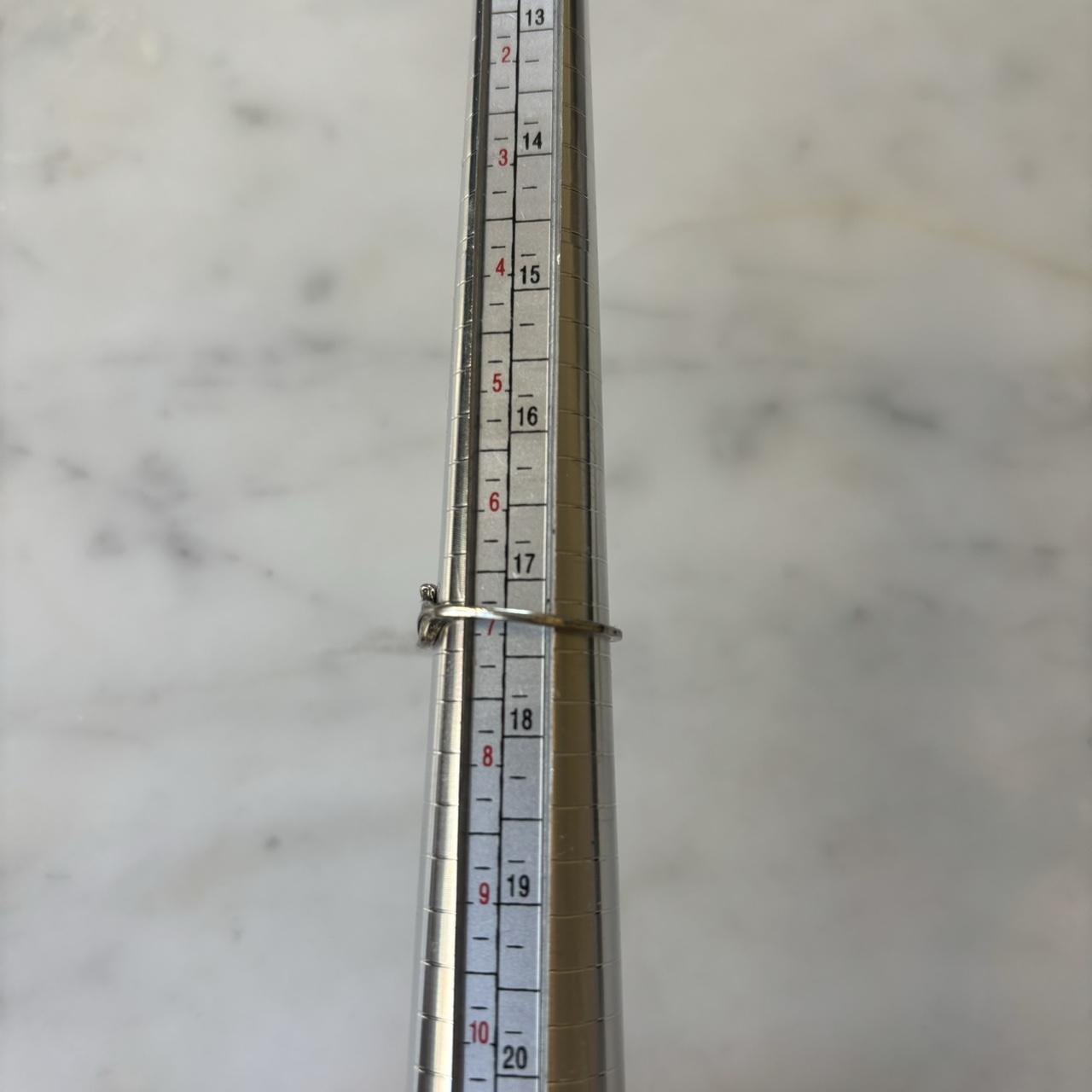 Women's Ring - Silver – Leaf silvertone ring. ~ s… - image 5