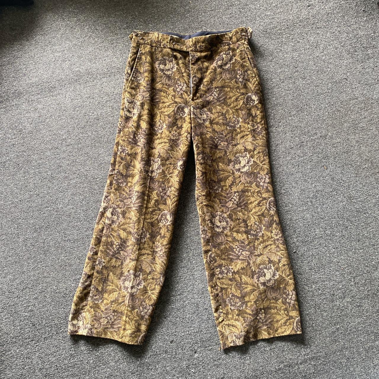 Needles side tab trouser size medium 30-33 Lovely... - Depop