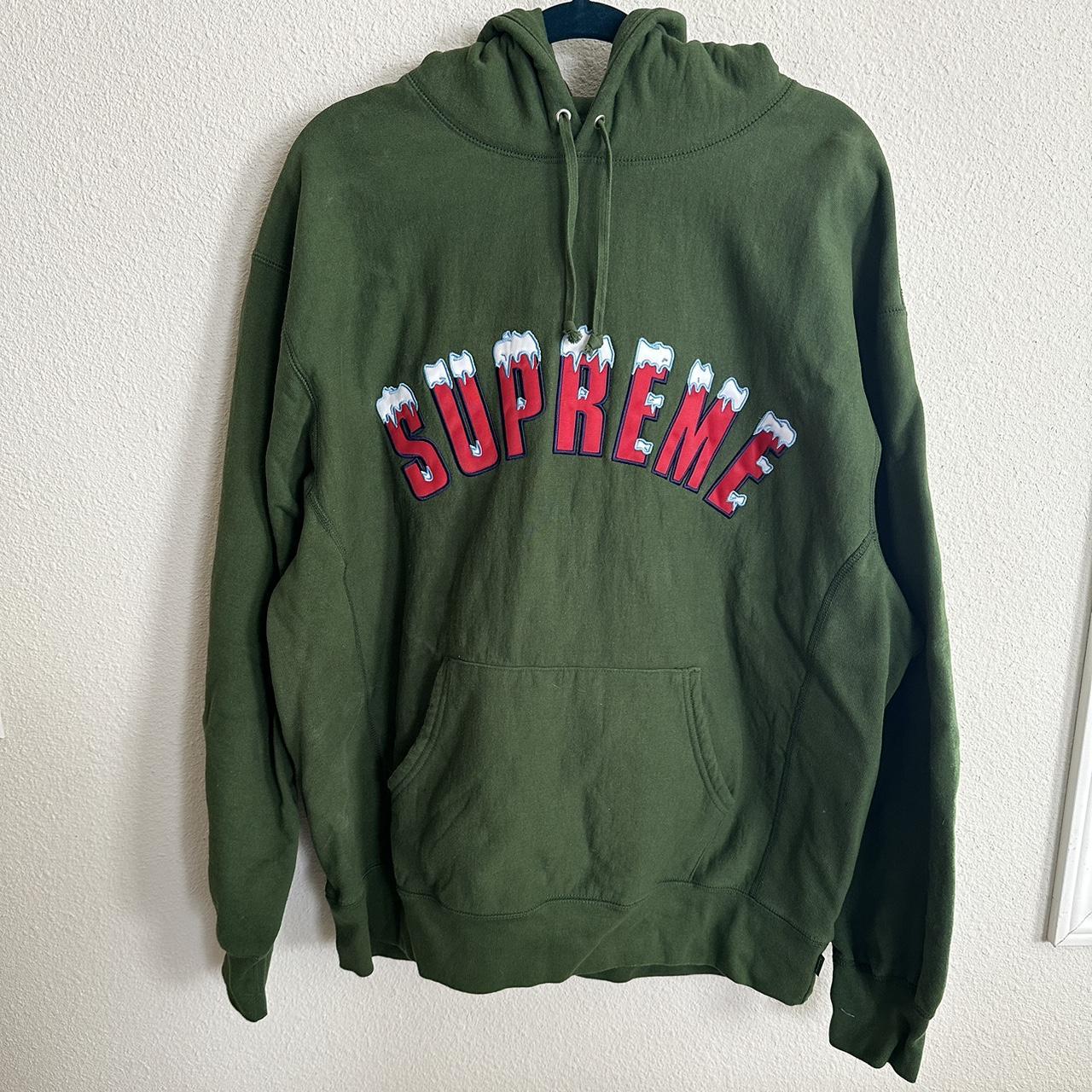 Supreme Icy Arc Hoodie Condition 9 10 Dm if Depop