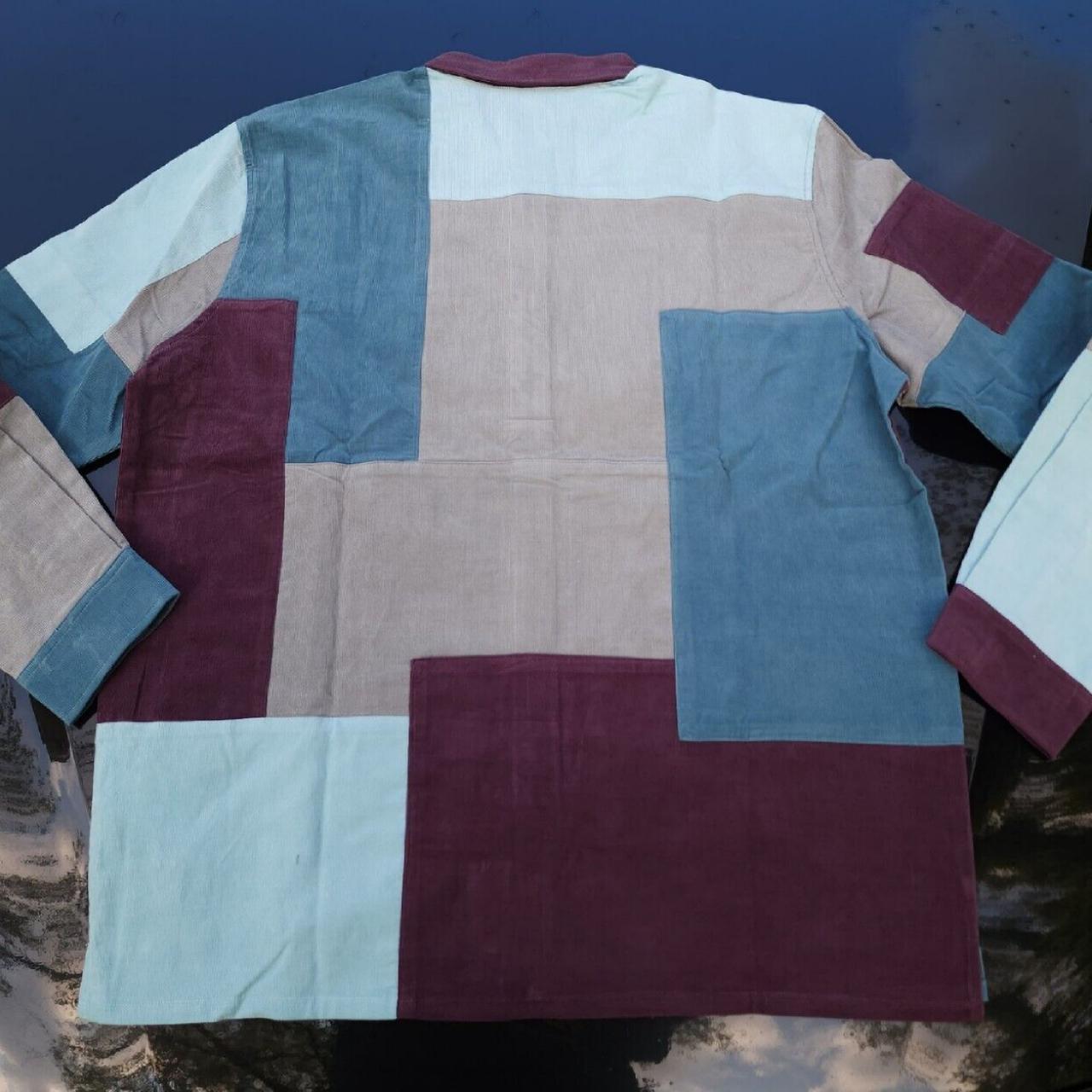 Kith Patchwork Cord Ludlow Shirt in Largo Colorway.... - Depop