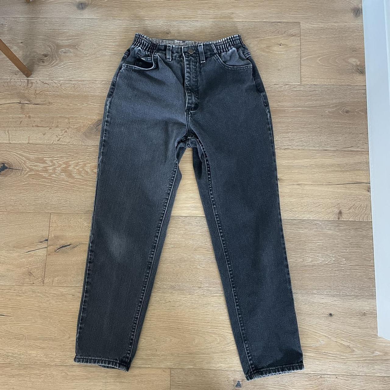 Vintage black Lee jeans. Size 25. Perfect condition.... - Depop