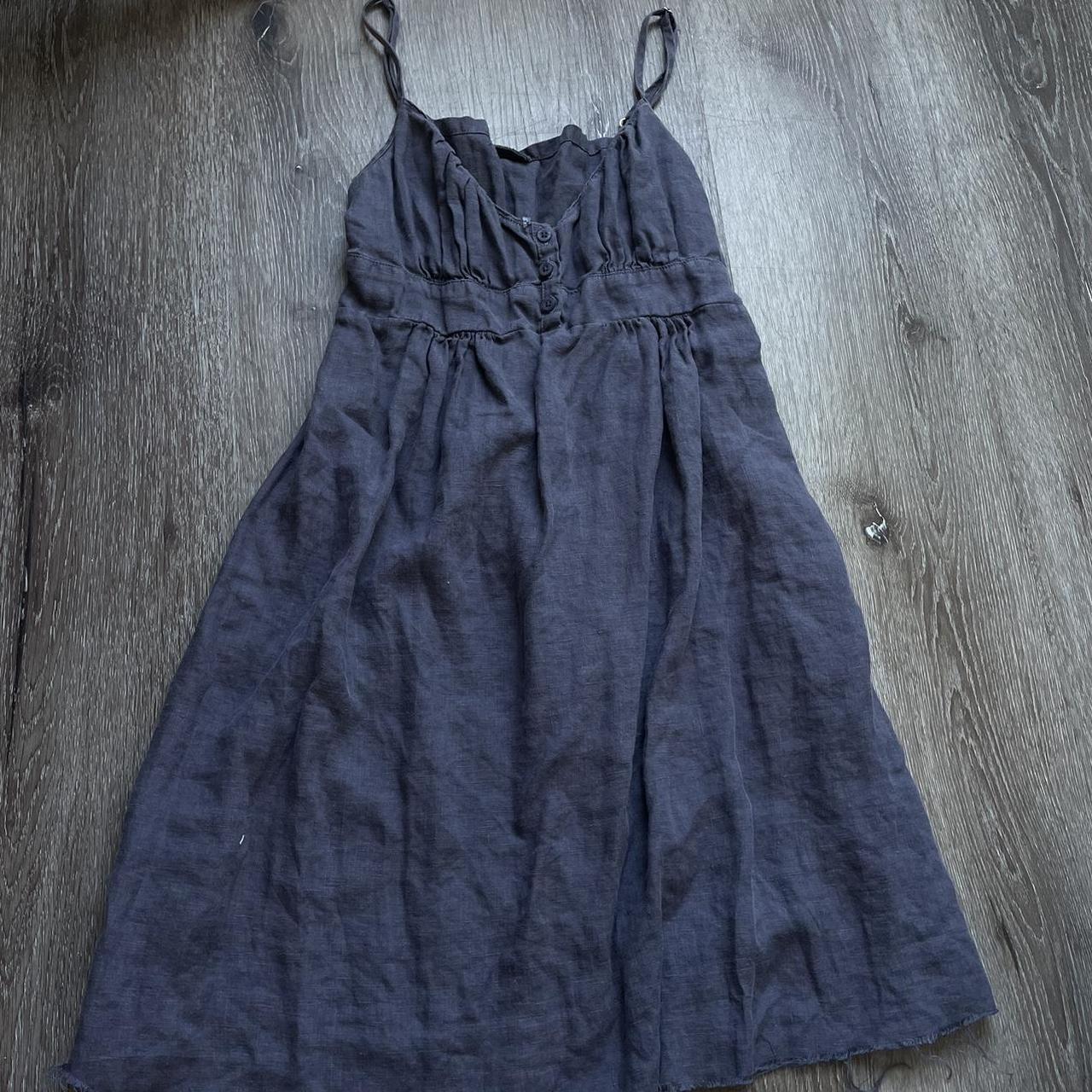 Navy blue Brandy Melville babydoll dress. Perfect... - Depop