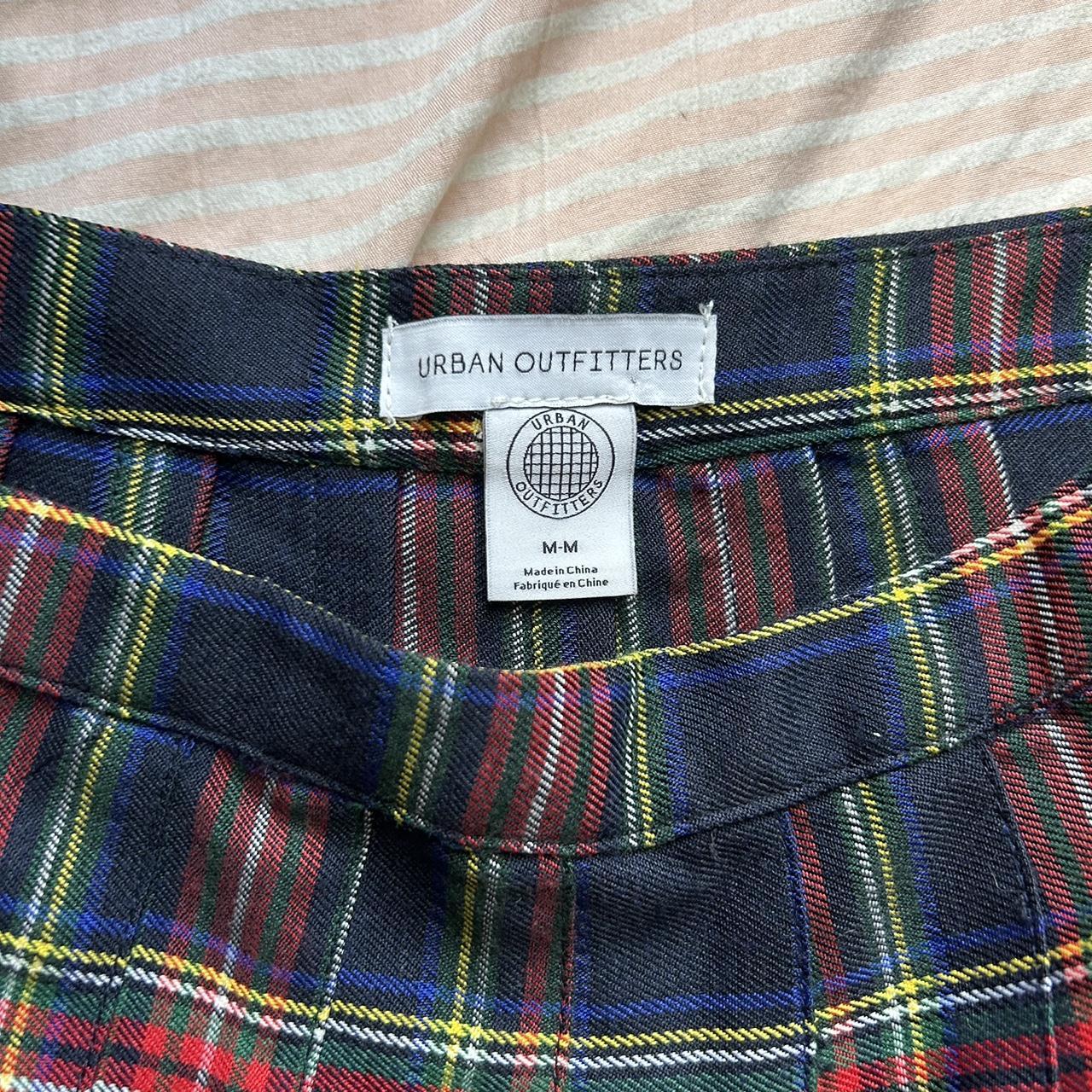 plaid pleated skirt from urban outfitters! ️ this... - Depop