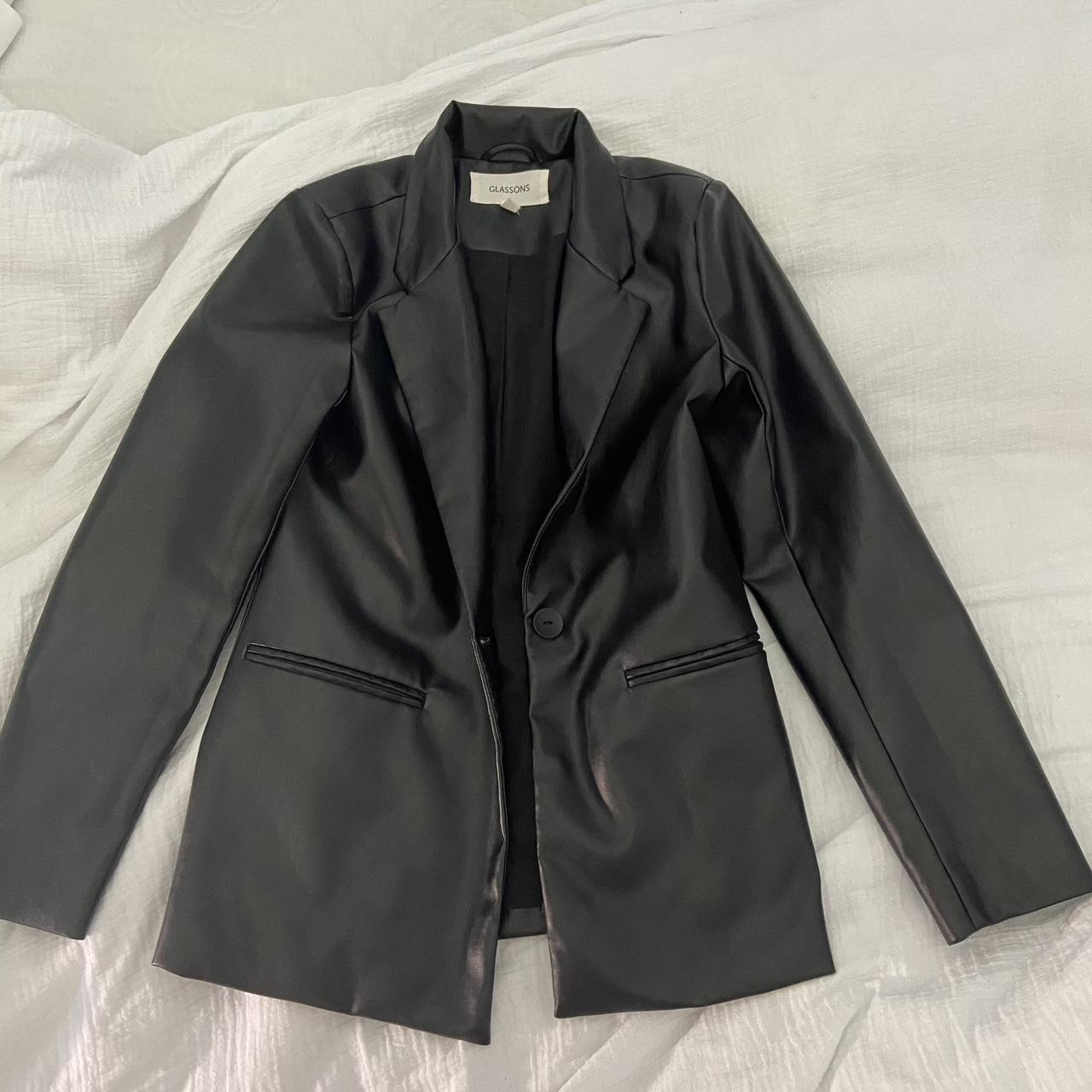 Glassons Women's Black Jacket Depop